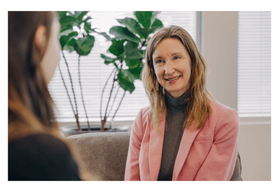In-house performance coach, Katie, helps Clions accelerate their career development.
